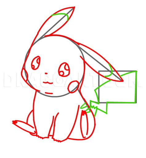 How To Draw Pikachu Pokemon Step By Step Drawing Guide By Mstormw