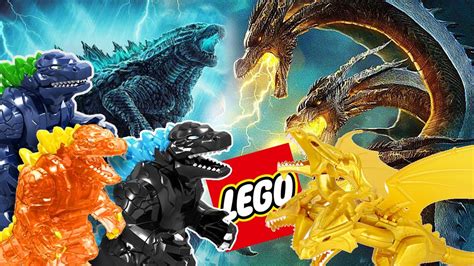 Godzilla King Of The Monster Godzilla Lego Brick Mini Figure King