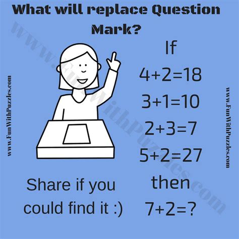 Logical Math Puzzle Question For 6th Grade School Students