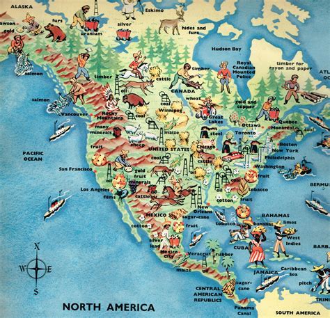 Map Of North America Kids Middle East Political Map