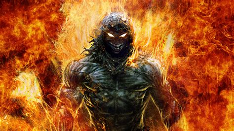 Disturbed Fantasy Dark Horror Demon Fire Hell Metal Rock