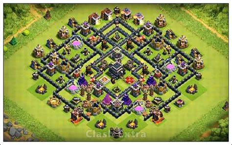 New undefeated town hall 9 war base 2020 with base link best th9 anti 3 star war base coc. 10 Clash of Clans Mejores Bases de Guerra TH9 Anti 3 ...