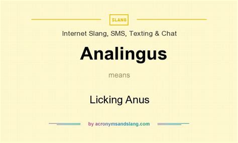 What Does Analingus Mean Definition Of Analingus Analingus Stands For Licking Anus By