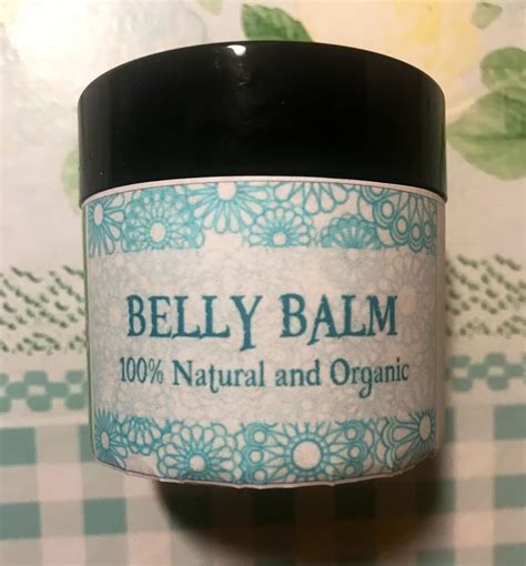 Organic Pregnancy Belly Balm With Beeswax Stretch Mark Balm Etsy