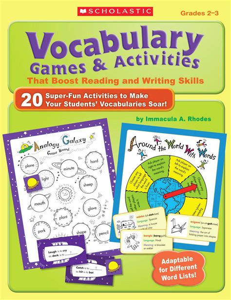 Vocabulary Games And Activities That Boost Reading And Writing Skills