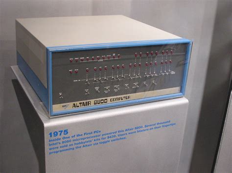 Altair 8800 My First Computer Was An Altair Much Like This Flickr