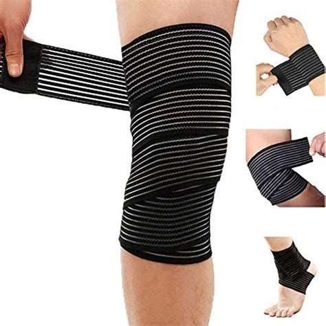 Reviews For Extra Long Elastic Knee Wrap Compression Bandage Brace