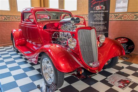Shiny Red Hot Rod Car Editorial Stock Image Image Of Show 109635804
