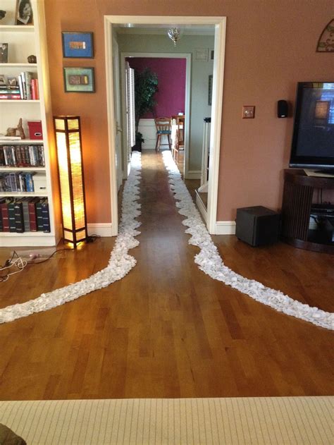 Posted 11 years ago in diy. DIY Petal Aisle Border | Aisle runner diy, Aisle runner, Aisle runner wedding