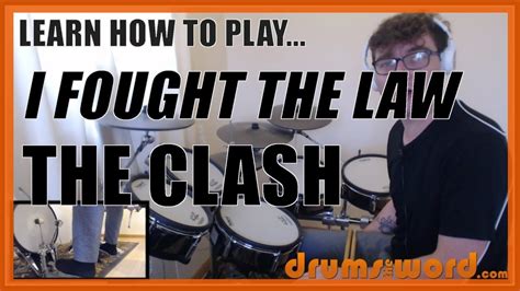 I Fought The Law The Clash ★ Drum Lesson Preview How To Play Song Topper Headon Youtube