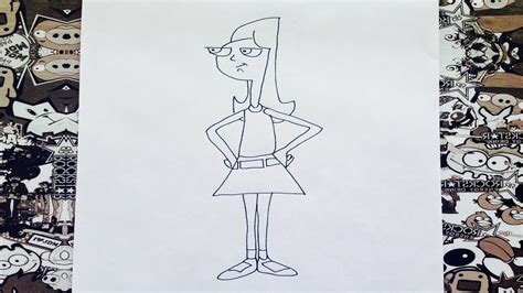 Como Dibujar A Candace How To Draw Candace From Phineas And Ferb