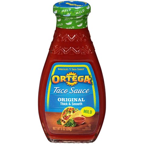 OrtegaÂ Mild Original Taco Sauce 8 Oz Bottle