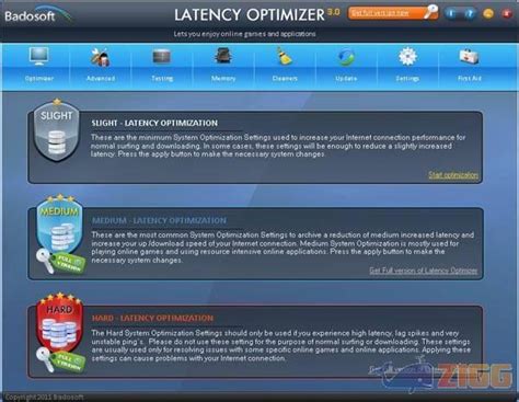 Baixar Latency Optimizer Grátis Download