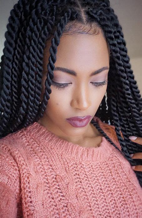 27 Chic Senegalese Twist Hairstyles For Women The Trend Spotter Flat