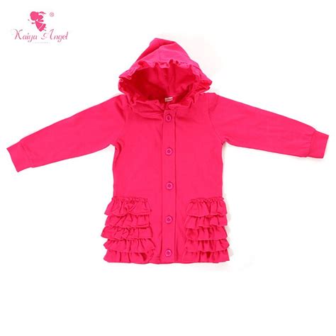 Kaiya Angel 2017 Kid Clothes Girls Jacket Coats Baby Girl Coat Solid