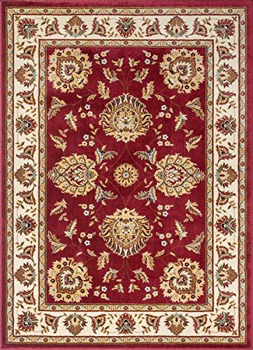 Sultan Sarouk Red Oriental Area Rug Persian Floral Formal Traditional
