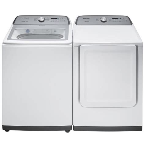 Shop Samsung Large Capacity Top Load Washer And Electric Dryer Set At