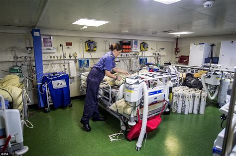 Royal Fleet Auxiliary Ship Full Of Supplies To Deliver To Africa As