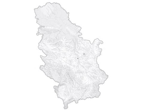 Nema Karta Srbije Reljef — Udskrivbart Arbejdsark