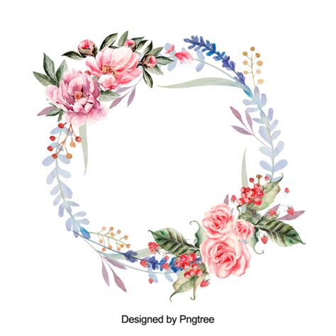 Download High Quality Flower Clipart Wreath Transparent Png Images