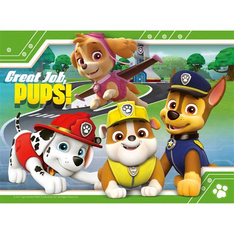 Ravensburger Paw Patrol Jigsaw Puzzle 4 In A Box