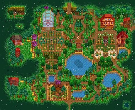 Maybe you would like to learn more about one of these? Farms of Stardew Valley in 2020 | Stardew valley farms ...