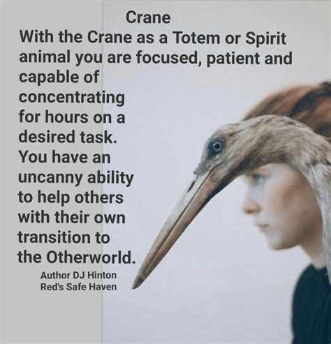 Dj Hinton Totem Or Spirit Animal Crane Spirit Animal Meaning Spirit