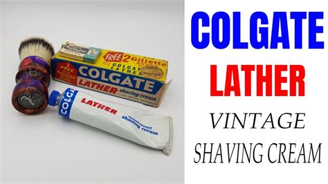 Vintage Colgate Shaving Cream Youtube