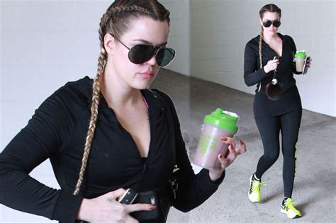 Khloe Kardashian Continues Fitness Regime After Admitting She Sought