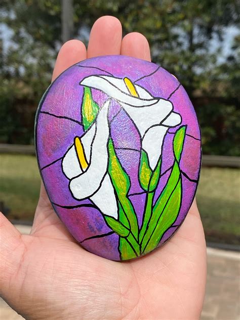 Hand Painted Rock Stone Art Religious Easter Jesus Rebirth | Etsy