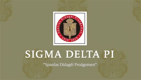 Sigma Delta Pi Hispanic Honor Society Receives National Awards