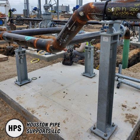 Installation Of Adjustable Pipe Supports Houston Pipe Supports