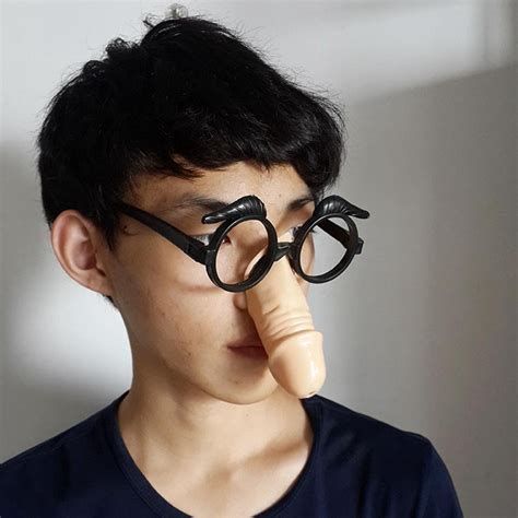 Funny Penis Nose With Eye Glasses Favor Gag Bachelorette Prank Hen