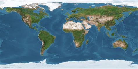 Svět Satelitní Stolní Mapa 65 X 40 Cm NÁstĚnnÉ Mapy Mapyczcz