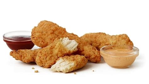 This recipe makes use of buttermilk which, in my opinion, does a great job in tenderizing the chicken and keeping its juices. McDonald's Buttermilk Crispy Chicken Tenders Nutrition Facts