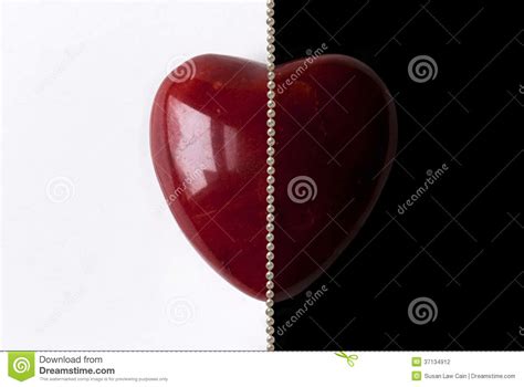Two Sides Of Love Marble Heart Stock Photo Image Of Light Feelings