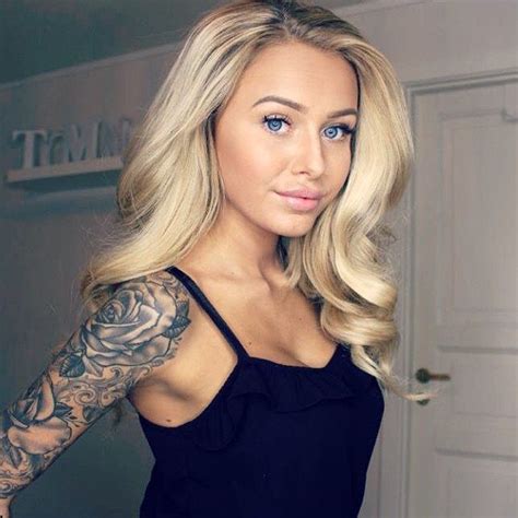 Girl With Tattoos Tatoveringer For Jenter Frisørsalong Hollywood