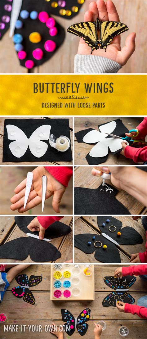 ^~^ get this walking carpet out of my way! » Design Your Own Butterfly Wings with Loose Parts