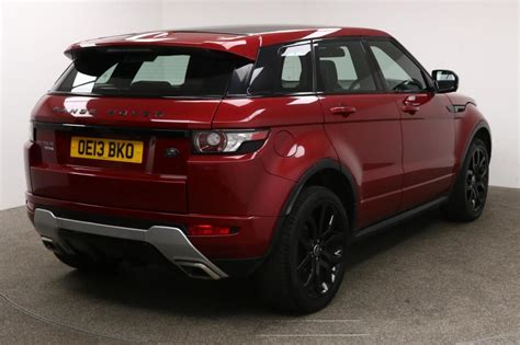 Used 2013 Red Land Rover Range Rover Evoque Hatchback 22 Sd4 Dynamic