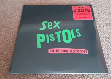 Sex Pistols The Original Recordings Lydon Rotten Green Vinyl 2lp