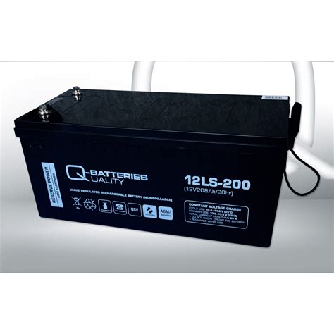 Q Batteries Agm Standard Agm Battery 12ls 200 208ah 12v
