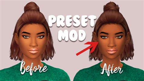 Presets And Sliders Mod Ears Fingersand Hands The Sims 4 Mods Youtube