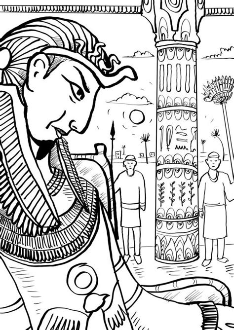 Funny egypt coloring page for children. Joseph In Egypt Coloring Pages - Coloring Home