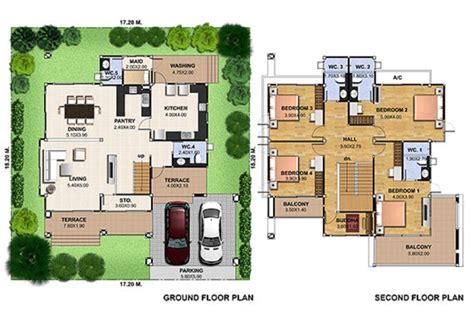 House Plan Plot 17x18 With 4 Bedrooms Pro Home Decor Z