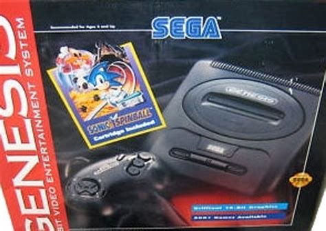 Sega Genesis Ii System Sonic Spinball Complete In Box For Sale Dkoldies