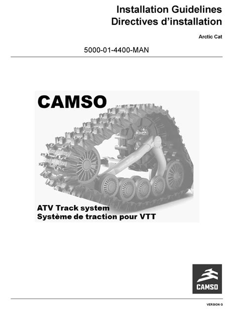 Camso 5000 01 4400 Man Installation Manuallines Pdf Download Manualslib