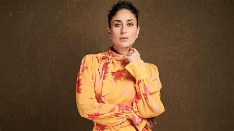 Kareena Kapoor Khan Wears A Yellow Floral Blouse Trouser Set In