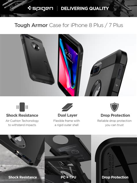 Spigen Tough Armor 2 Works With Apple Iphone 8 Plus Case 2017 Iphone