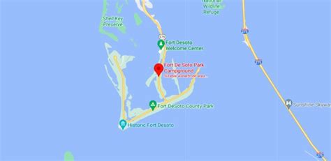 Camp Waterfront At Fort De Soto Park Campground In Florida