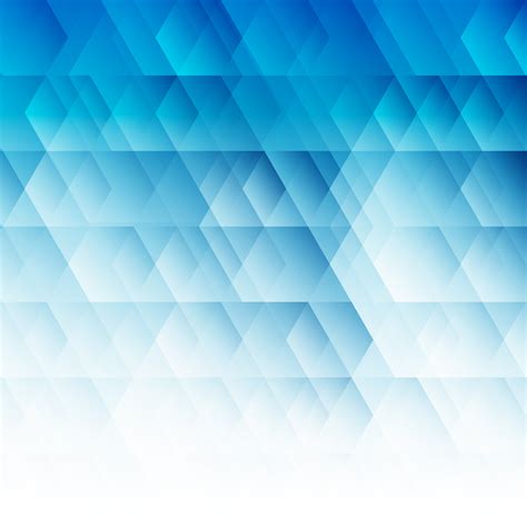 Abstract Geometric Hexagon Pattern Blue Background 678326 Vector Art At
